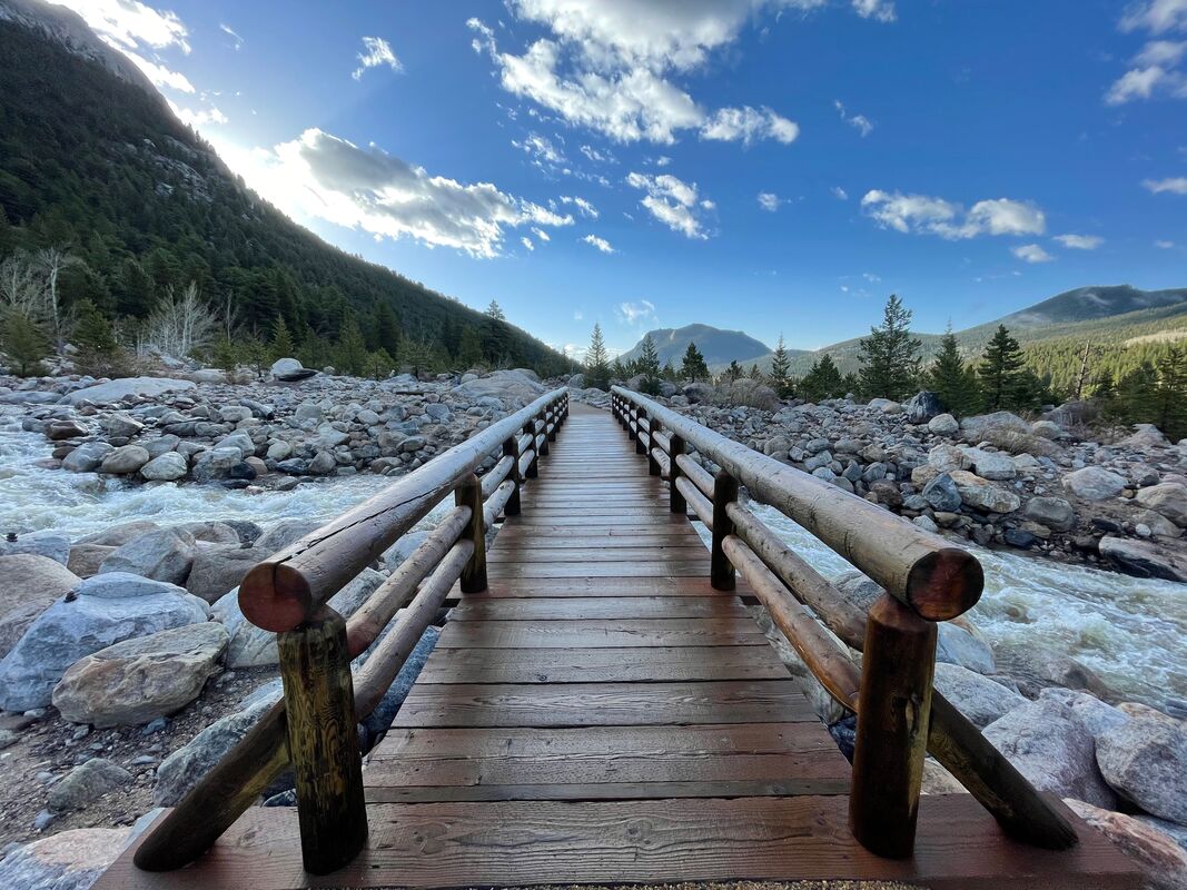 Foot bridge in RMNP