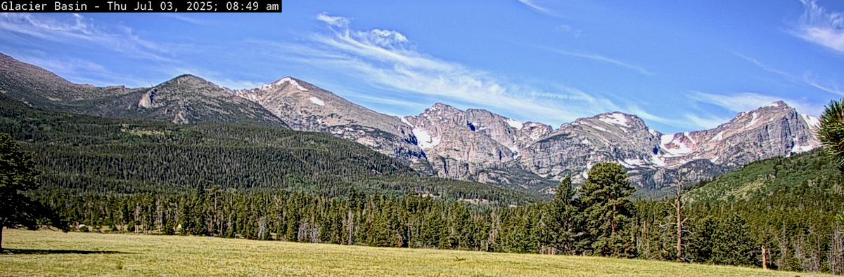 Glacier Basin, RMNP, Webcam