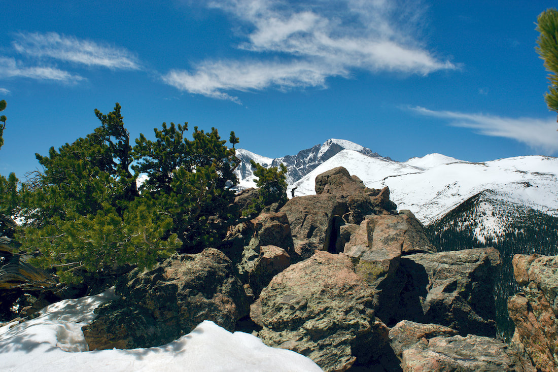 Longs Peak from Estes Cone in Rocky Mountain National Park