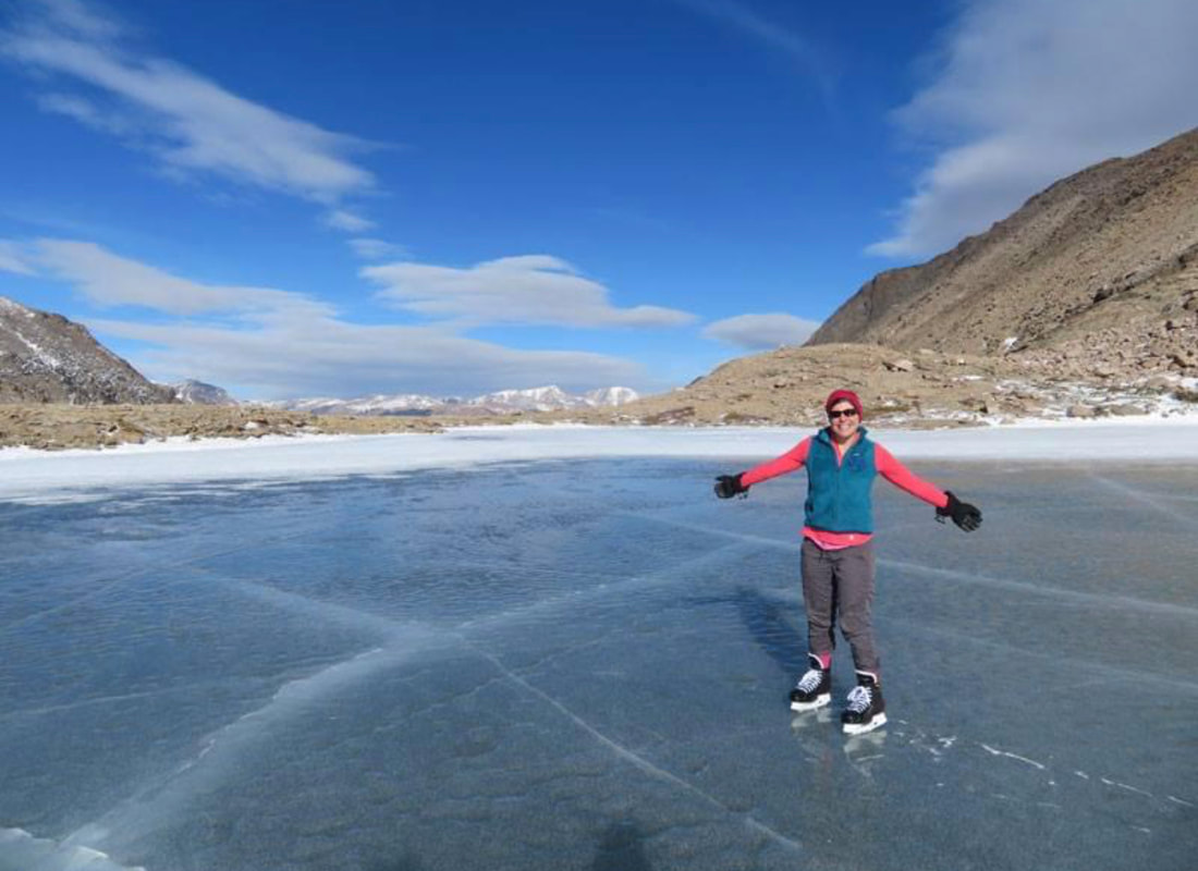 Ice Skating in Rocky Mountain National Park