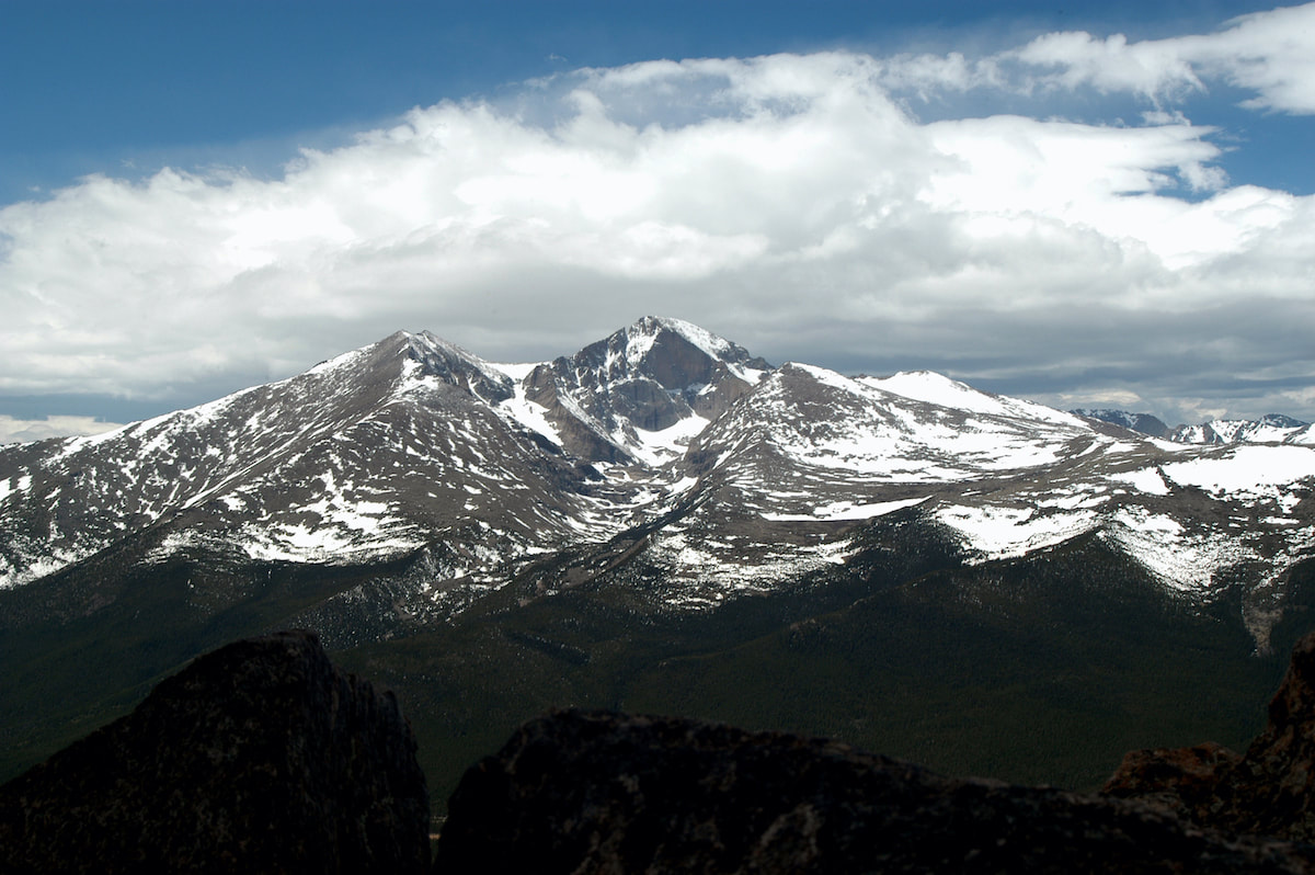 Image of Longs Peak in Rocky Mountain National Park