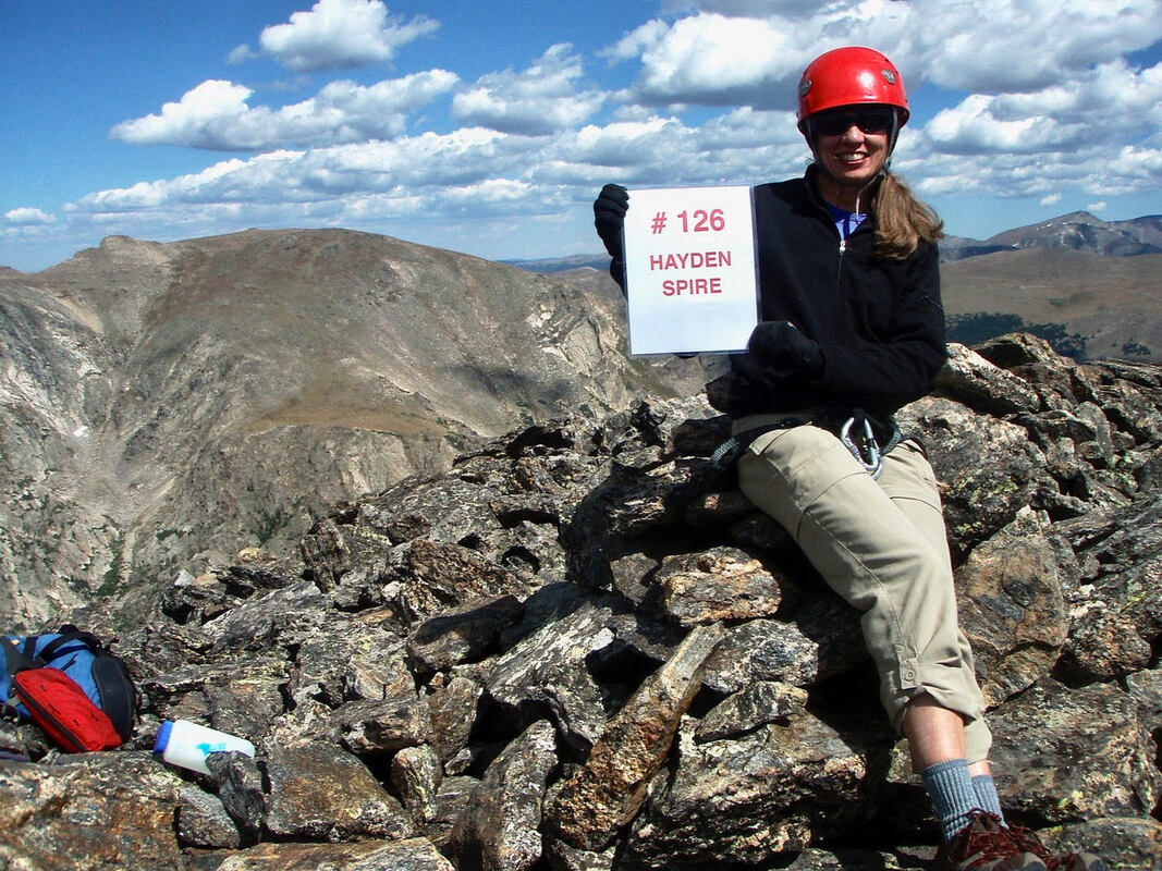 Marlene Borneman in Rocky Mountain National Park