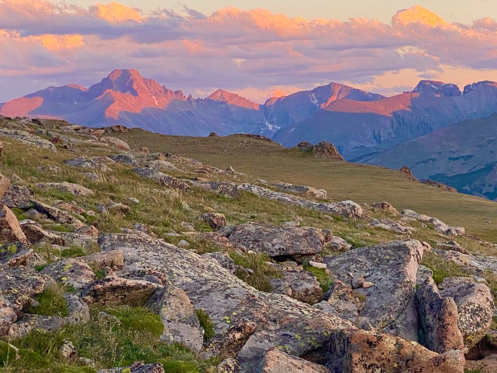 Photo: Tombstone Ridge from Trail Ridge Road. Anne Brader