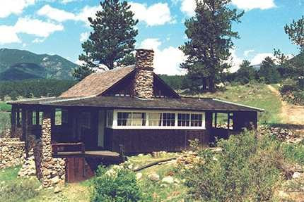 The William Allen White cabin in Rocky Mountain National Park